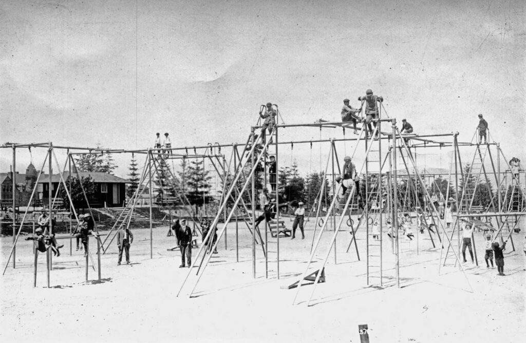 Seiklusparkide ajalugu. Mänguväljak 1900 aastatel. Mis on seikluspark